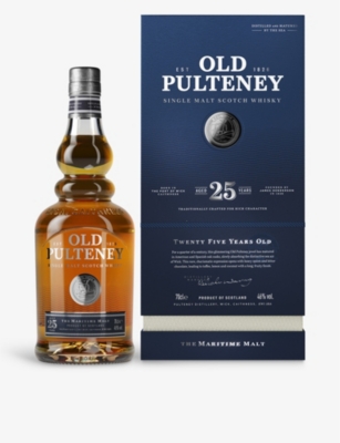 OLD PULTENEY: Old Pulteney 25 year-old single-malt Scotch whisky 700ml