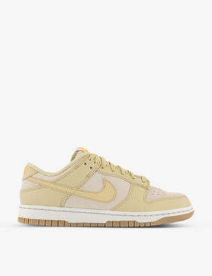 NIKE Dunk Low leather low top trainers Selfridges
