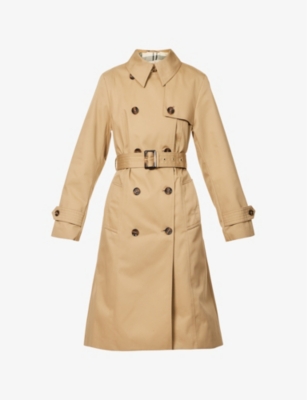 Balenciaga Double-breasted Tailored Coat in Natural for Men
