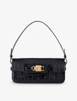 Mulberry Axel Arigato Croc-Embossed Leather Shoulder Bag