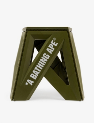 A BATHING APE - Brand-print folding plastic stool | Selfridges.com