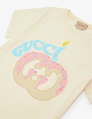 X The Jetsons Cotton Jersey T Shirt in Pink - Gucci Kids