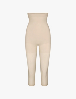 Seamless Sculpt High Waist Crop Leggings In Nude (lingerie)