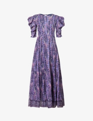 ISABEL MARANT: Bealisa paisley-print cotton and silk-blend maxi dress