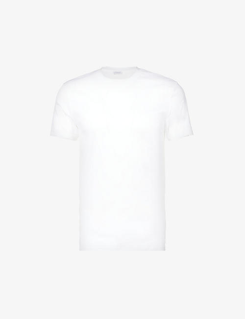 ZIMMERLI: Business Class crew-neck cotton-jersey T-shirt