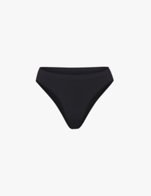 Skims Seamless Sculpt High-waist Briefs in Black