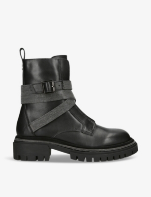 Designer store biker boots