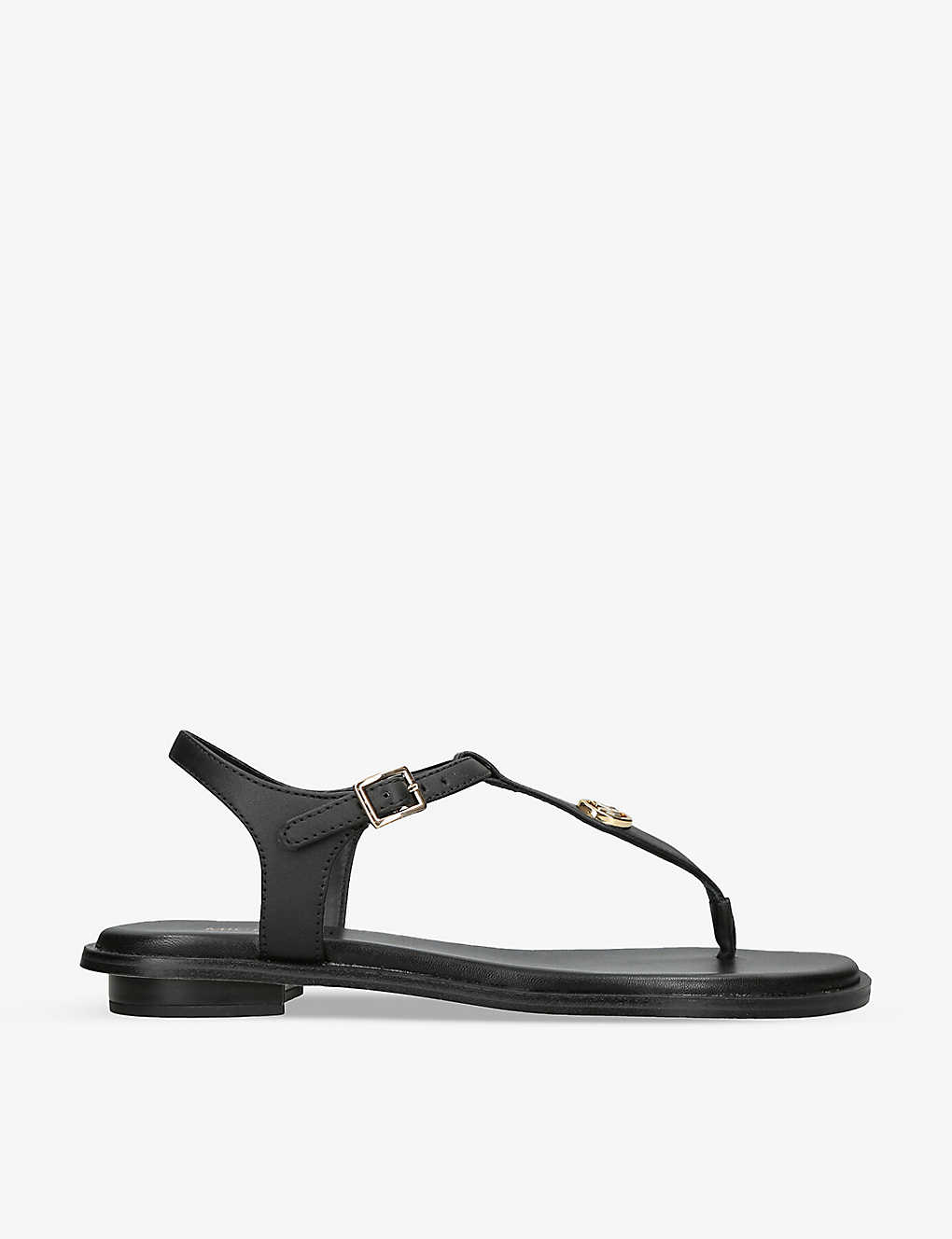 MICHAEL MICHAEL KORS - Mallory open-toe leather thong sandals ...