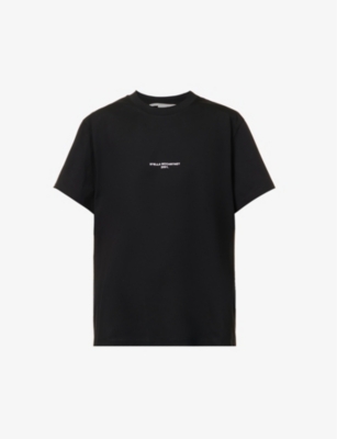 Stella Mccartney Cotton T-shirt In Black