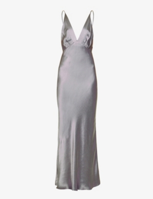 maxi dress shrug Juliette Off-the-Shoulder Maxi Dress