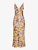 BEC & BRIDGE: Indi floral-print satin maxi dress