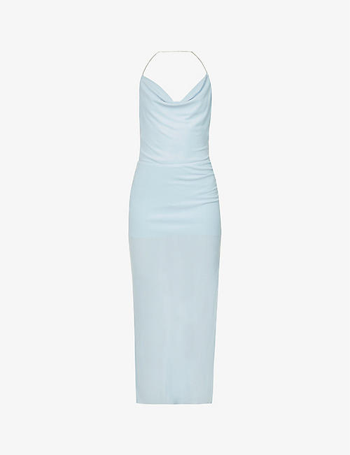 BEC & BRIDGE: Lexie 垂褶领梭织长款连衣裙