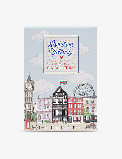 THE CHOCOLATE GIFTING COMPANY: With Love From London chocolate bar 80g