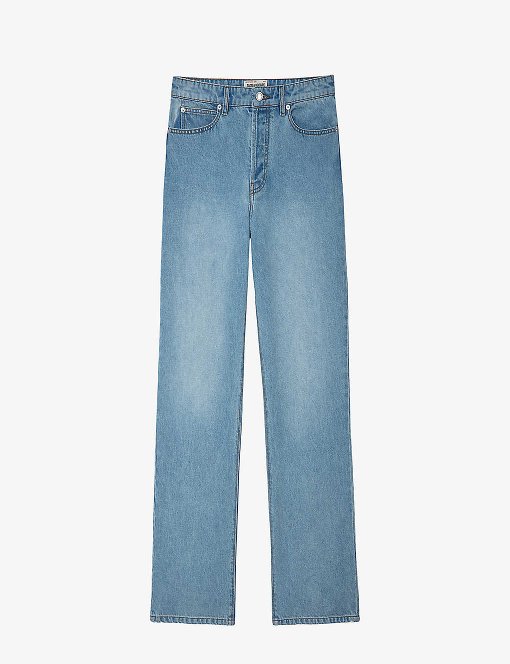Zadig & Voltaire Evy Flared Jeans In Light Blue