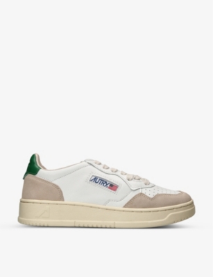 Autry Medalist Low Leat Suede In White