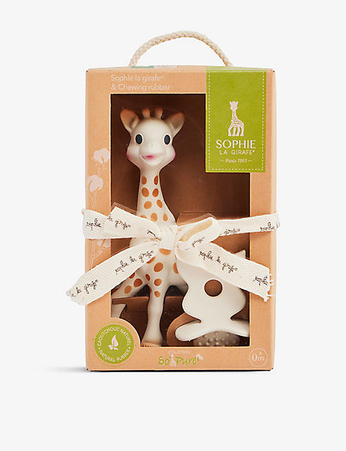 SOPHIE THE GIRAFFE: Chewing Rubber natural rubber teether set of two