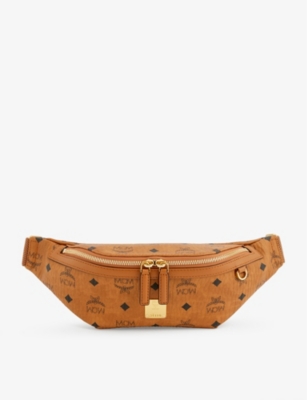 Mini Fursten Belt Bag in Visetos Cognac