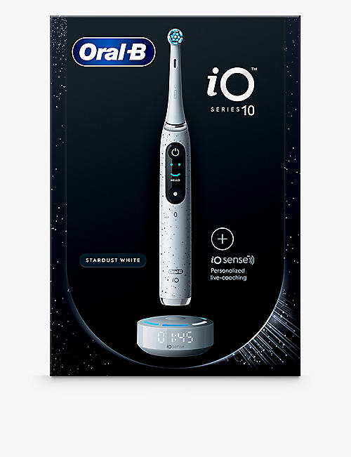 ORAL B: Braun iO 10 Stardust electric toothbrush with travel case