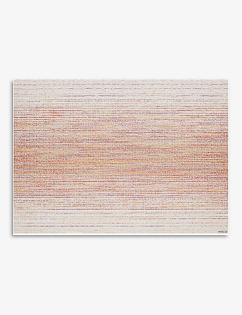 CHILEWICH: Ombre sunrise rectangle vinyl placemat 36cm x 48cm