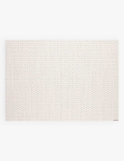 CHILEWICH: Origami rectangle-shape woven placemat 36cm x 48cm