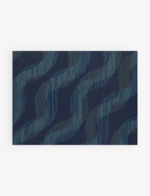 Chilewich Ocean Twist Ocean Rectangle Vinyl Placemat 36cm X 48cm