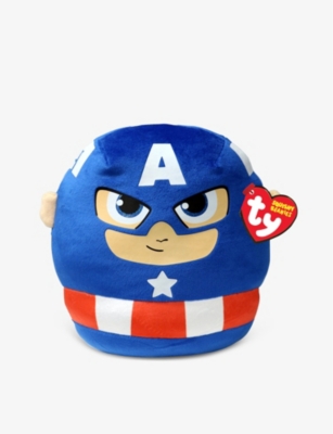 TY: Captain America Squish-A-Boo soft toy 24cm