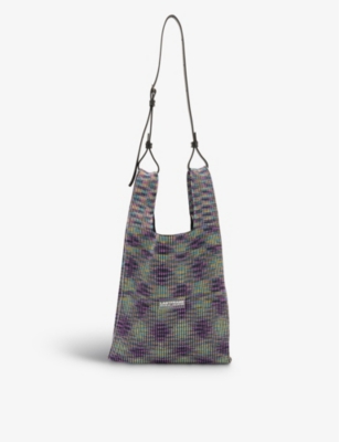 LASTFRAME - Market medium checked woven tote bag | Selfridges.com