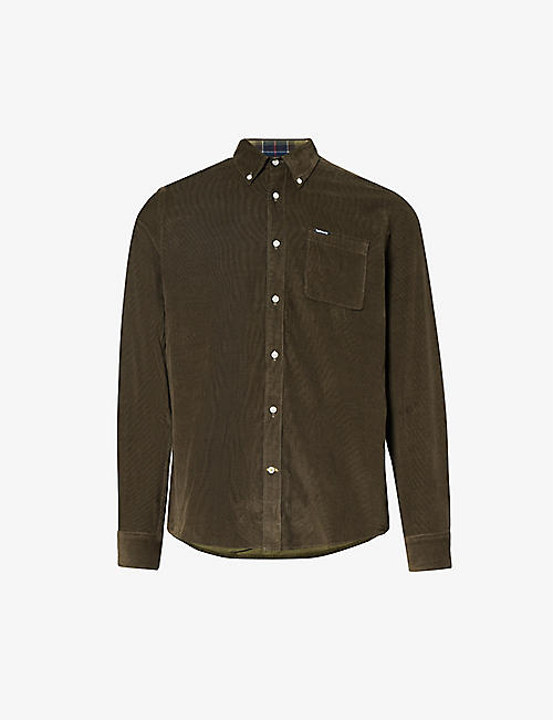 BARBOUR: Ramsey Tailored check-pattern regular-fit cotton shirt