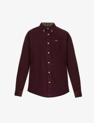 Barbour Ramsey Tailored Shirt In Winter Red