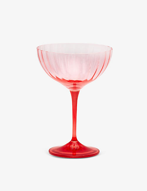 ANNA + NINA：Garden 撞色杯柄香槟杯 15.5 厘米