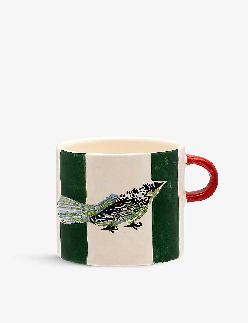 Anna + Nina Love Bird Graphic-pattern Ceramic Mug 13cm