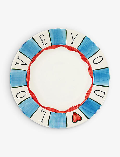 ANNA + NINA: Love Story ceramic breakfast plate 22cm