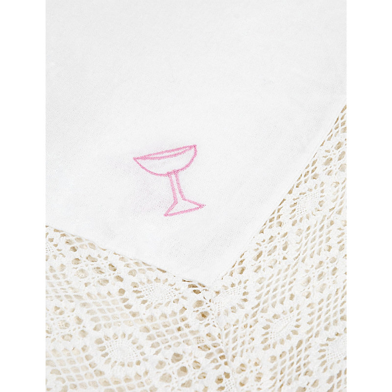 Shop Anna + Nina Cheers Eco-cotton Tablecloth 24cm X 152cm