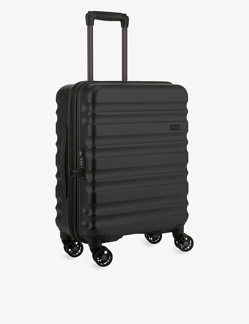 Antler Black Clifton 4-wheel Polycarbonate Cabin Suitcase 56cm