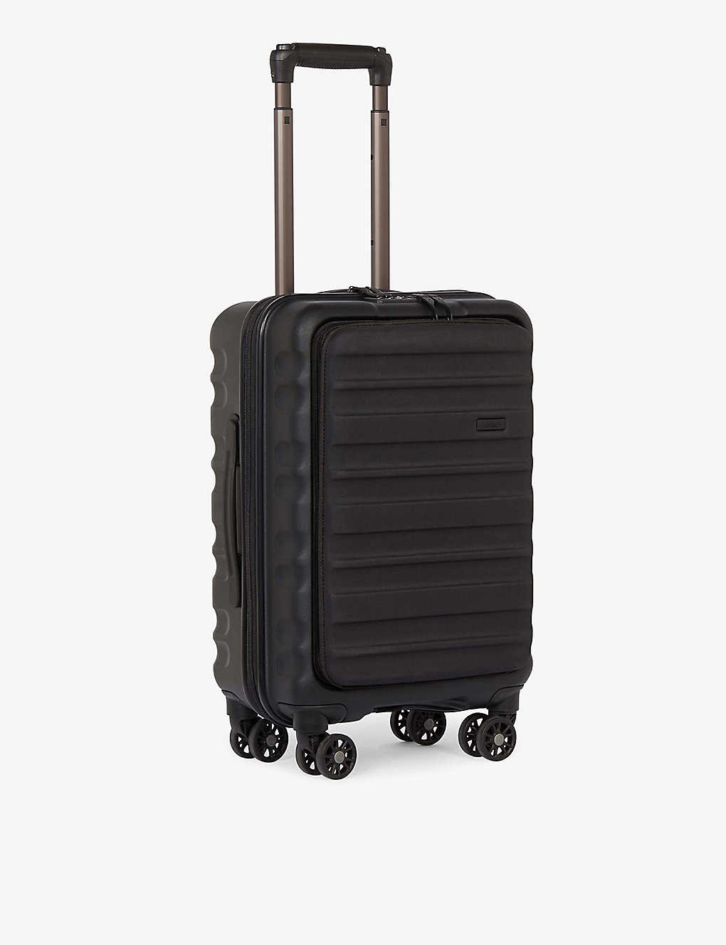 Antler Black Clifton 4-wheel Polycarbonate Suitcase 56cm