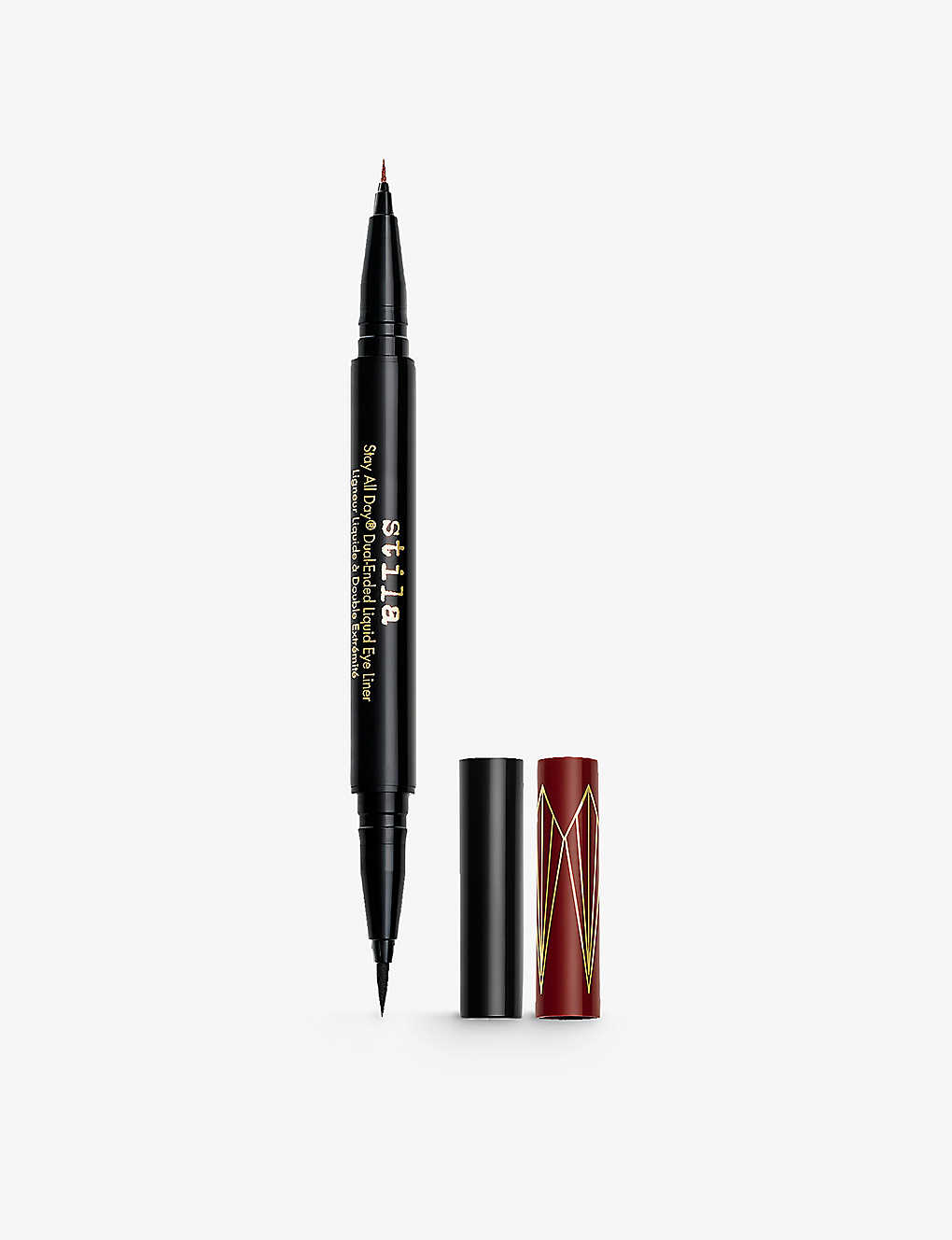 Stila Stay All Day® Dual-ended Liquid Eye Liner 1ml In Sangria