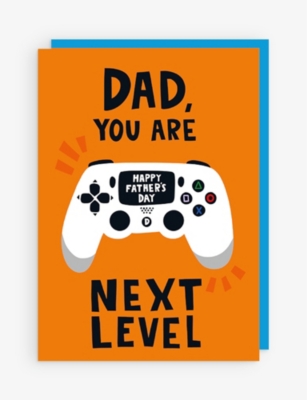 LUCY MAGGIE: Next Level graphic-print greetings card 13cm x 18cm