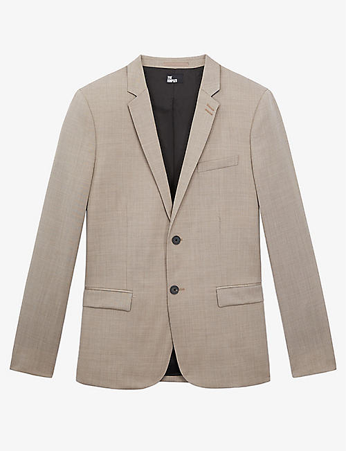 THE KOOPLES: Peak-lapel single-breasted wool suit jacket
