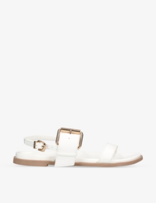 CARVELA: Berlin buckle-strap faux-leather sandals