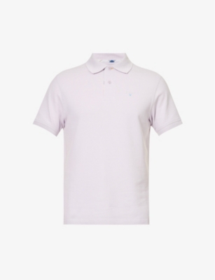 Barbour Men's Thistle Brand-embroidered Short-sleeved Cotton-piqué Polo Shirt