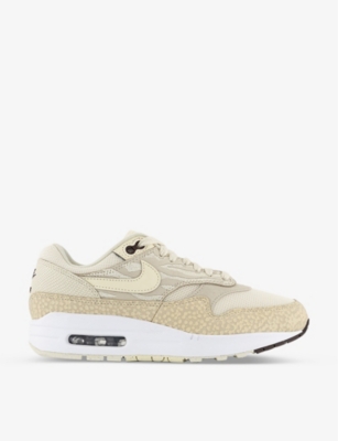 NIKE Air Max 1 87 leather and mesh low-top trainers | Selfridges.com