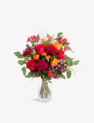 AOYAMA FLOWER MARKET: Passion with Love small floral and foliage bouquet