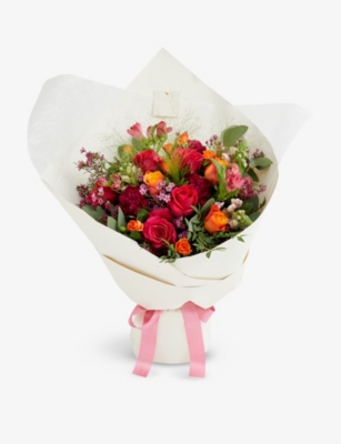 AOYAMA FLOWER MARKET: Passion with Love medium floral and foliage bouquet