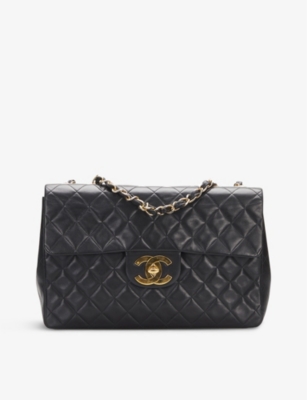 RESELFRIDGES - Pre-loved Chanel maxi classic double flap leather