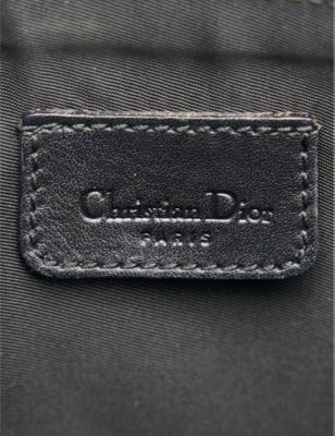 Dior Pre-owned Mini Oblique Saddle Bag - Grey