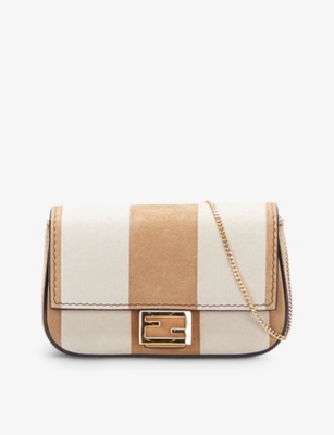 Fendi Pequin Shoulder Bag