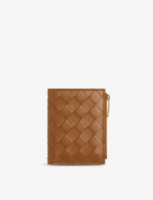 BOTTEGA VENETA: Intrecciato small leather bifold wallet