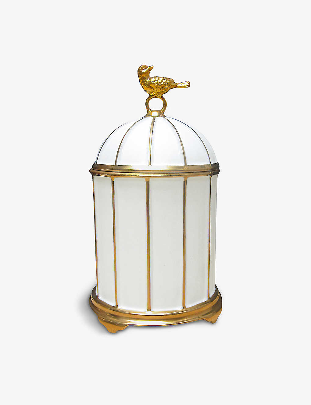 L'objet Lobjet Birdcage 24k-gold Porcelain Scented Candle