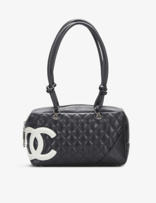 RESELFRIDGES Pre loved Chanel Waicchanel Cambon Ligne leather shoulder bag