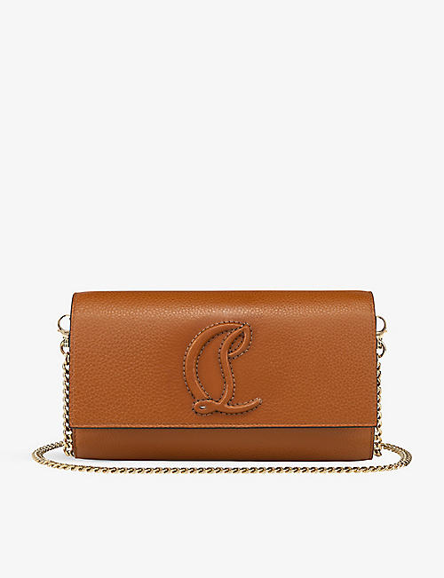 CHRISTIAN LOUBOUTIN: By My Side leather wallet-on-chain